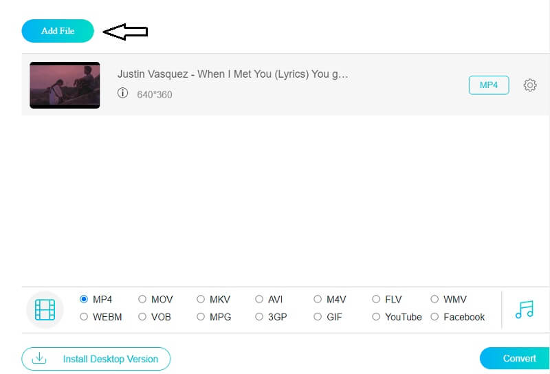 Add File Vidrmore Online