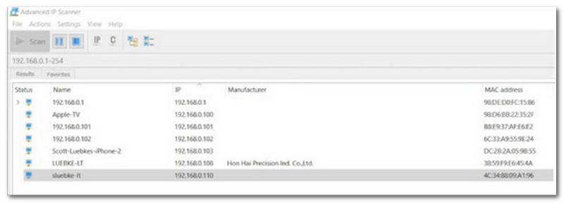 Advanced IP Scanner