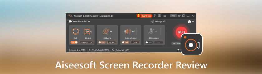 Aiseesoft Screen Recorder Review