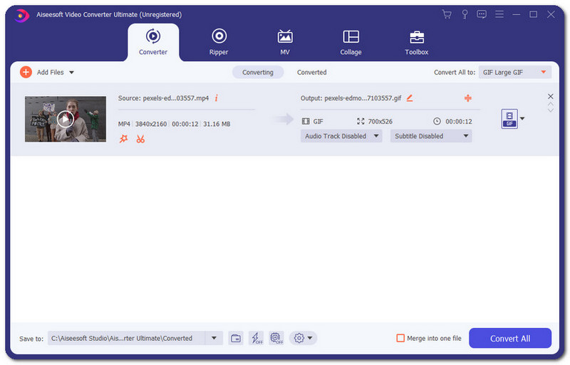 Aiseesoft Vid GIF Converter Ultimate