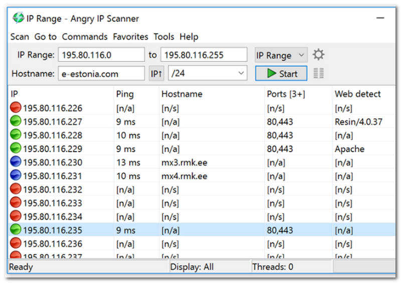 Angry IP Scanner