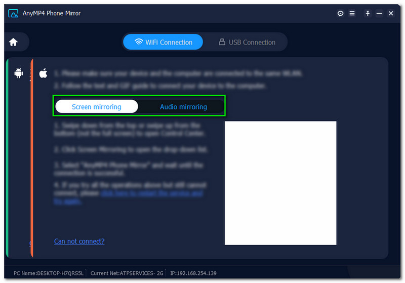 AnyMP4 Phone Mirror Mirroring your Screen and Audio of your iOS and Android Devices