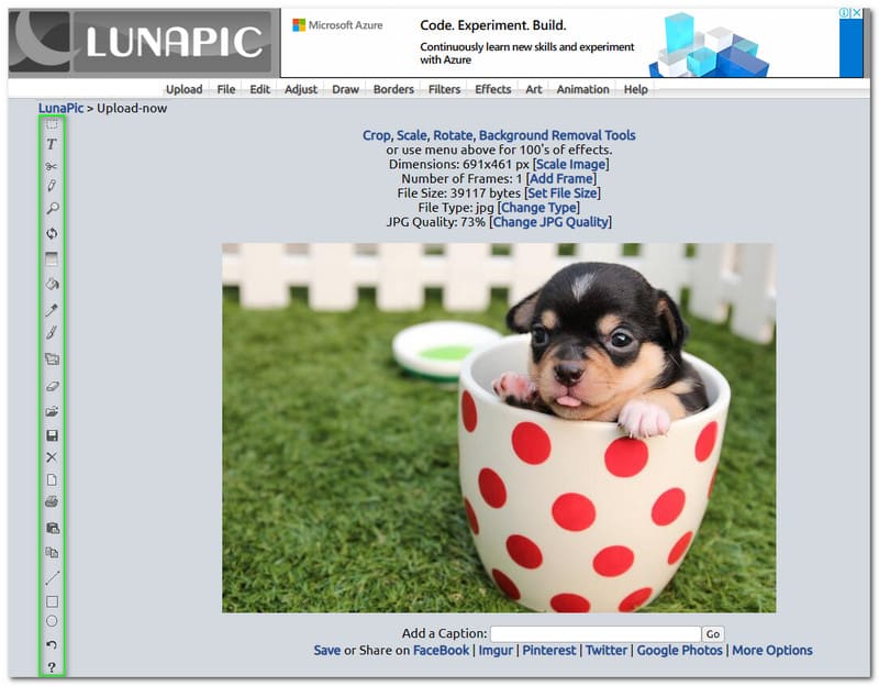 Apps like PicsArt alternatives Lunapic