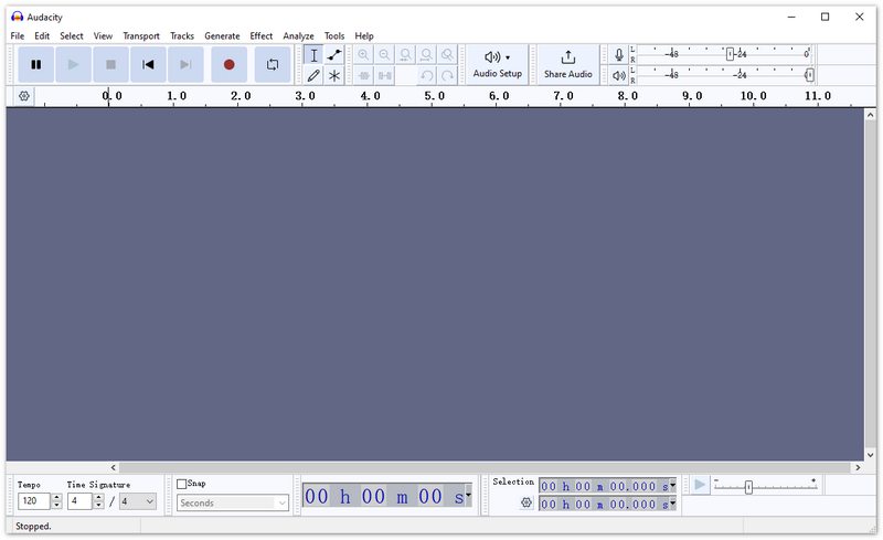 Audacity Interface