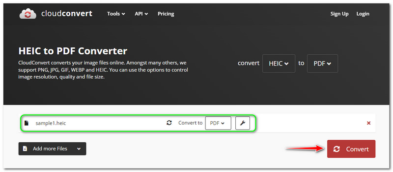 Best HEIC to PDF Converters CloudConvert Image Converter