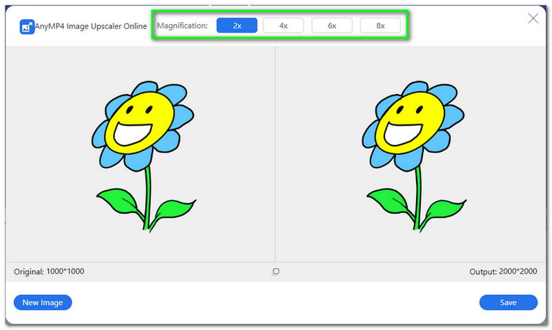 Best Image Resizer AnyMP4 Free Image Upscaler Online