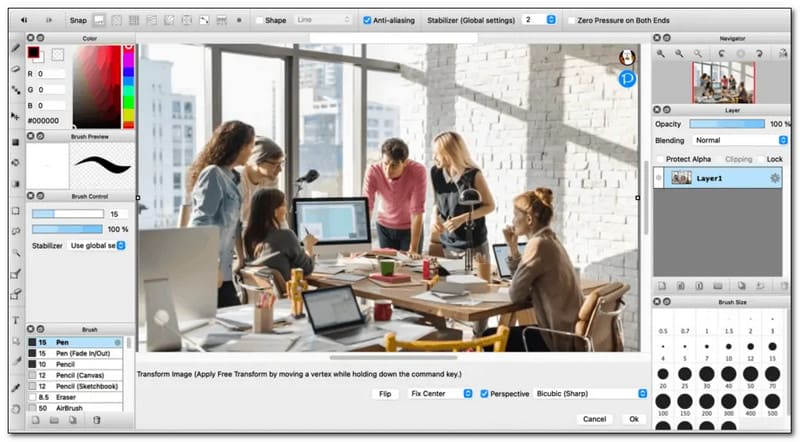 Best Image Resizer FireAlpaca