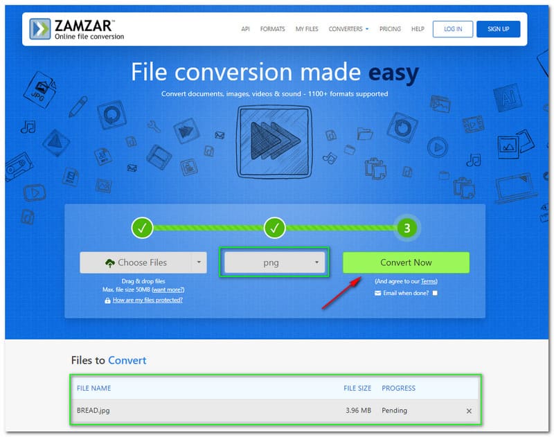 Best JPG to PNG Converter Zamzar