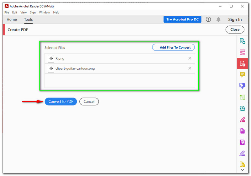 Best PNG to PDF Converters Adobe Acrobat DC