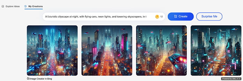 Bing Image Creator Advanced Prompts