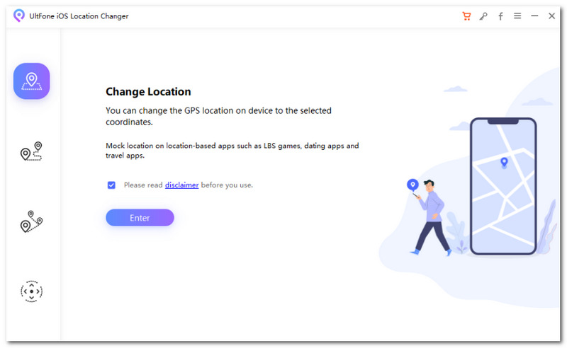 Choose Change Location Option
