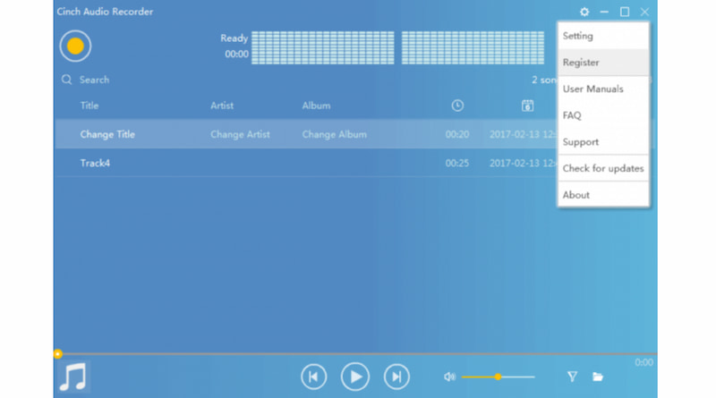 Cinch Audio Recorder