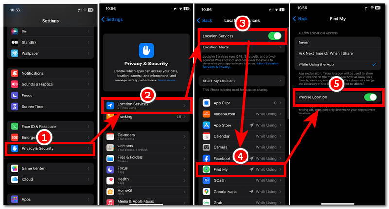 Enable Location Services