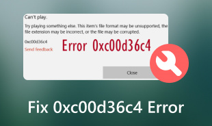 Fix 0xc00d36c4 Error