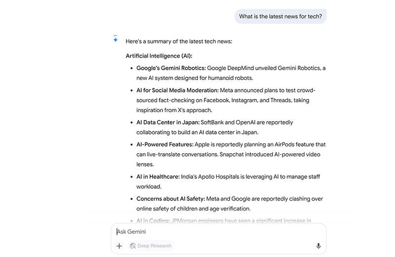 Gemini Chatbot