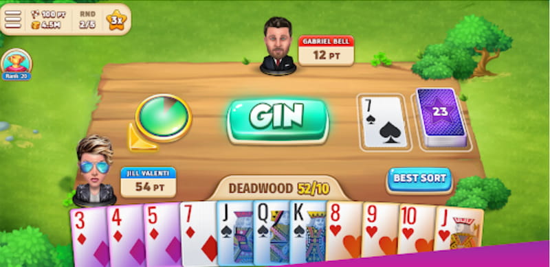 Gin Rummy Gameplay