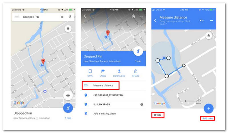 Google Map Distance Calculator