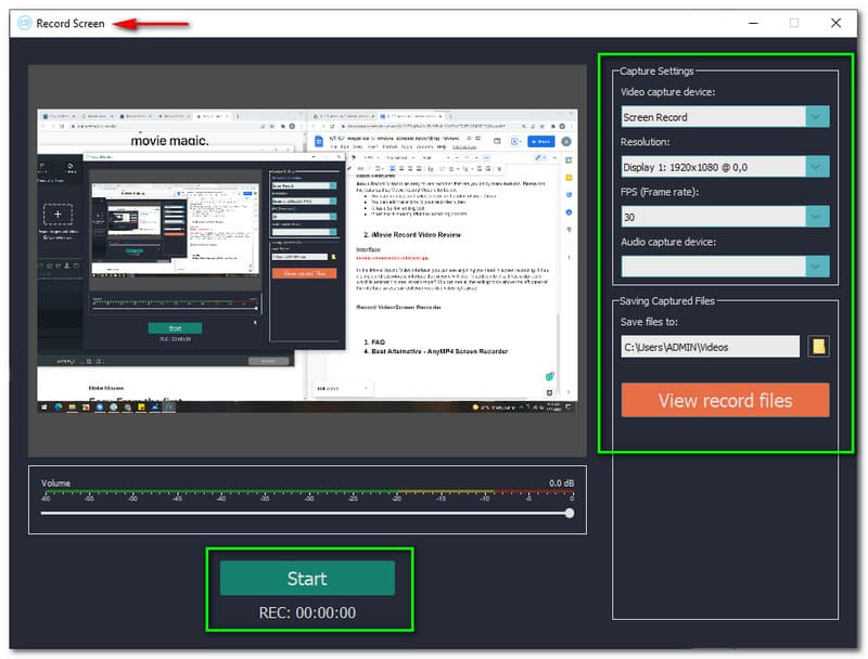 iMovie Record Video Screen Recording
