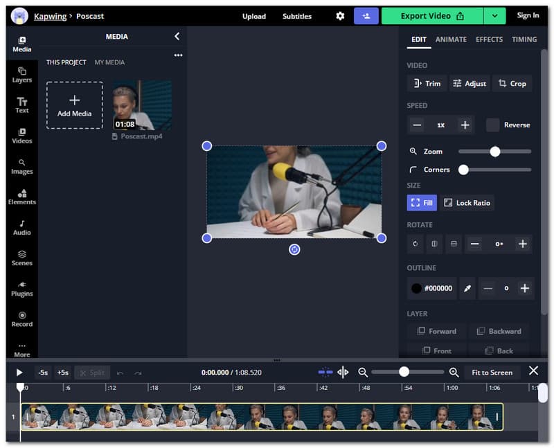 Kapwing Video Converter