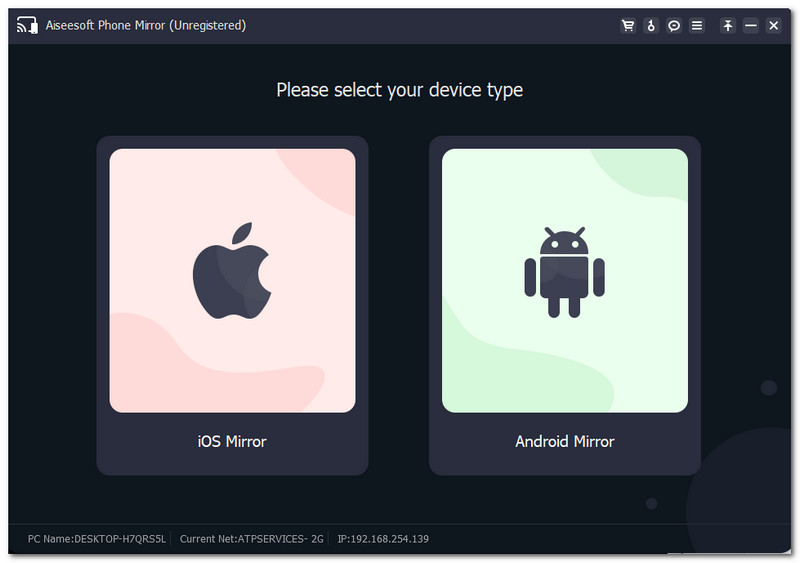Phone Mirror Interface