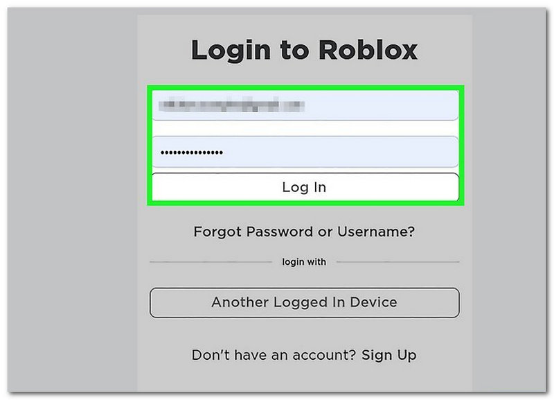 Roblox Login