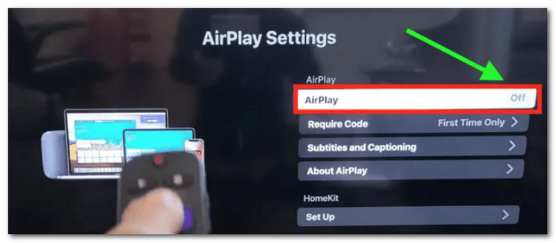 Roku TV Setting