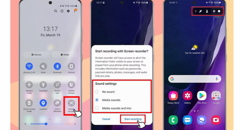 Samsung Screen Recorder