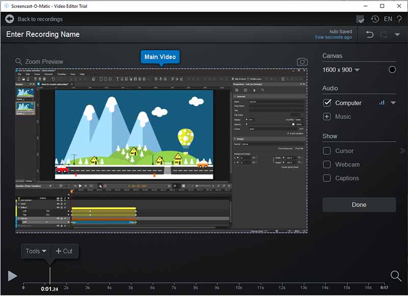 Screenshot o Matic