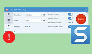 Snagit Not Recording Audio