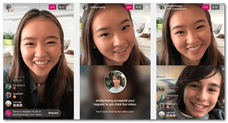 TikTok Join a Live