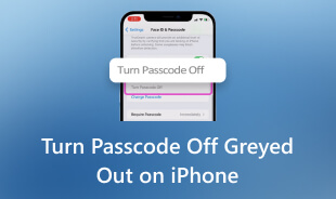Turn Passcode Off Greyed Out on iPhone