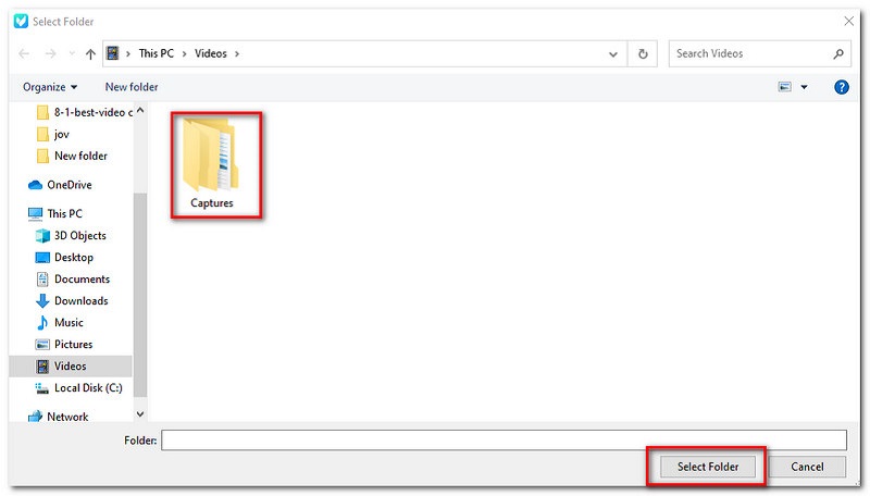 Vidmore Folder Save