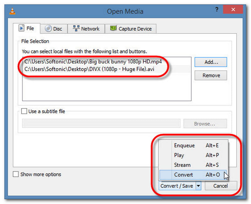 VLC Media Player Convert Windows