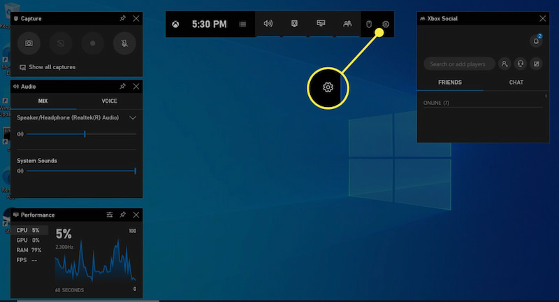 Windows Game Bar Recorder