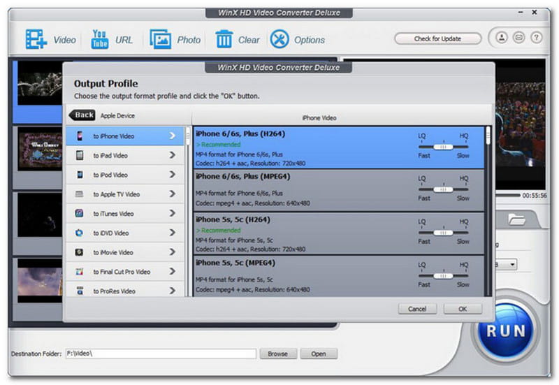 WinX Video Converter Windows