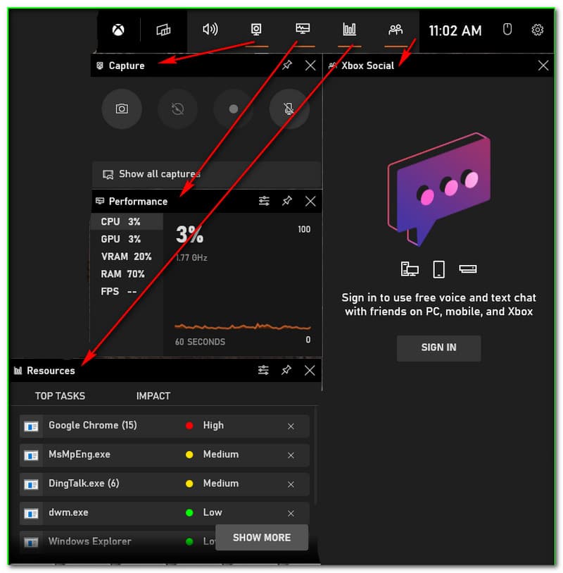 Xbox Game Bar