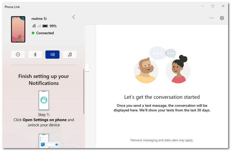 Your Phone Companion Review Interface 